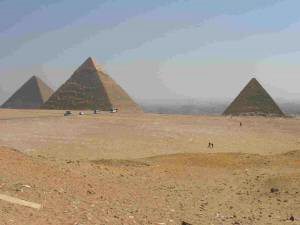 Cheops, Chephren und Mykerino Pyramide