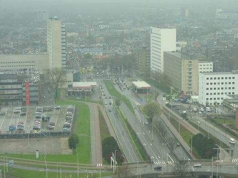Blick vom Euromast auf Rotterdam