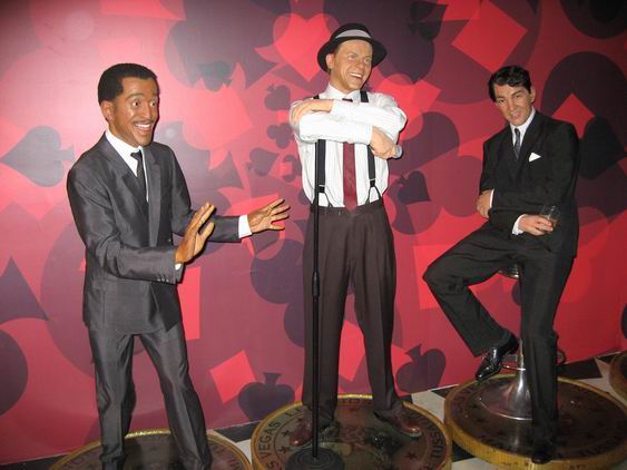 Sammy Davis jr., Franck Sinatra und Dean Martin