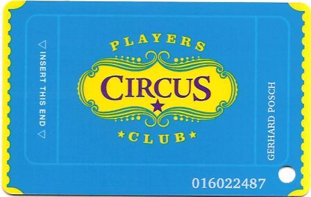 Players Card Circus Circus